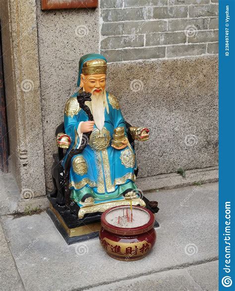 Macao China Taipa Tudi Street Earth God Altar Tudishen Tudigong