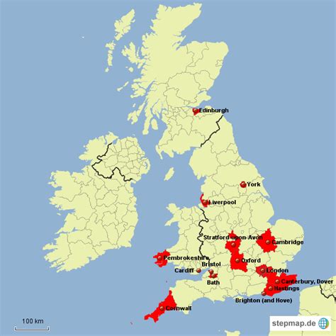 Stepmap Uk Uk Landkarte Für Deutschland