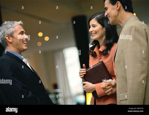 Group Of Business People Laughing Together Stock Photo Alamy