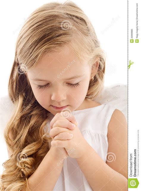 Little Girl Praying Stock Image Image Of Spiritual