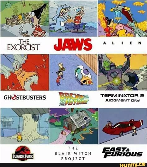 Ed Edd N Eddy As Famous Movies Spongebob Comparison Charts Know
