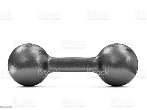 Dumbbell Isolated On White Background Stock Photo Download Image Now