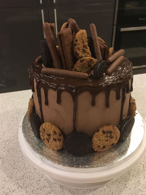 Chocolate Biscuits And Oreo Drip Cake Cake Chocolate Biscuits Drip