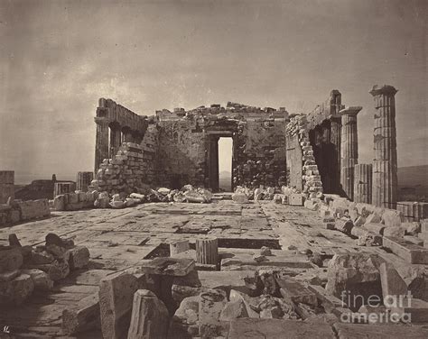 The Acropolis Of Athens Plate 14 Photograph By William James Stillman