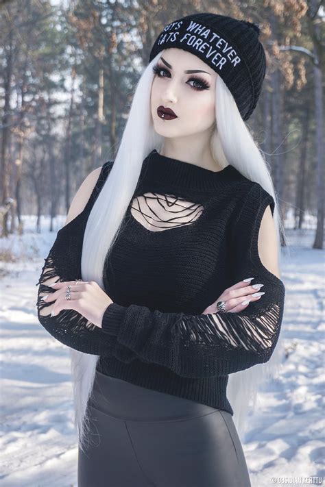 Pin By Jan Khan On Cute And Beautiful Blonde Goth Goth Fashion Goth