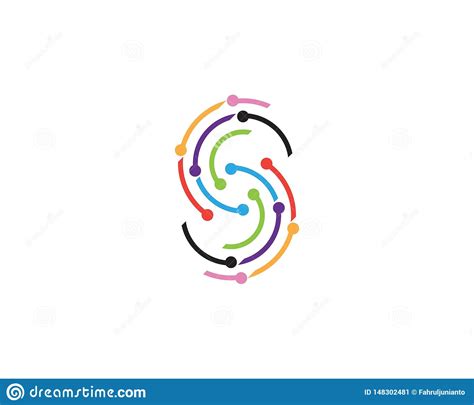 From wikimedia commons, the free media repository. Circle Line Round Technology Logo Vector Stock Vector ...