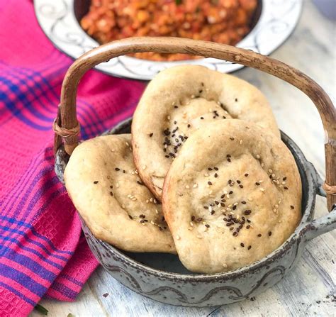 Turkish Pide Recipe Crusty Bread With Sesame Seeds By Archana S Kitchen