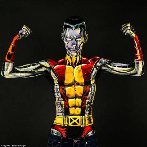 Artist Brings Her Favourite Marvel Comic Book Heroes To Life Using Just BODY PAINT Daily Mail