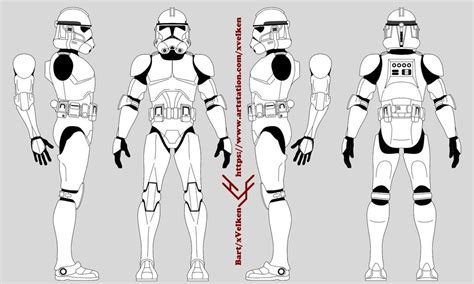 Star Wars Clone Trooper Armor Template By Xvelken On Deviantart