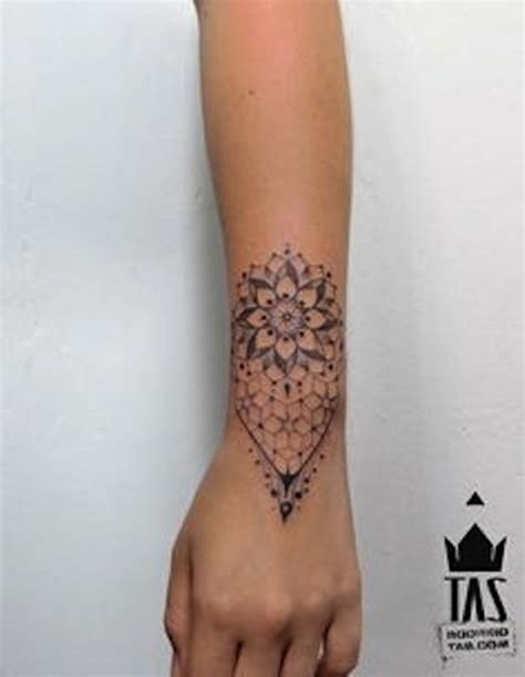 Fantastic Mandala Wrist Tattoos Design