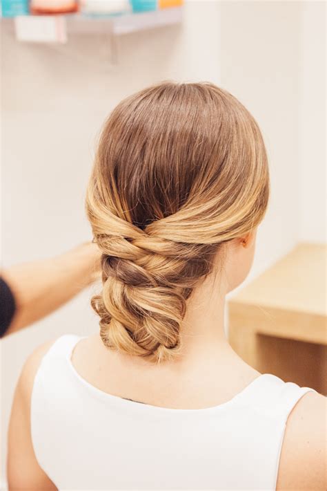 How To Do A French Braid Bun Wedding Hair Coveteur