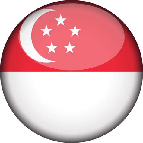 Singapore Flag Circle Png