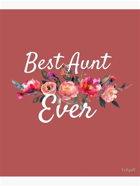 best aunt ever great auntie best aunt ever t photographic print by yuliyar redbubble