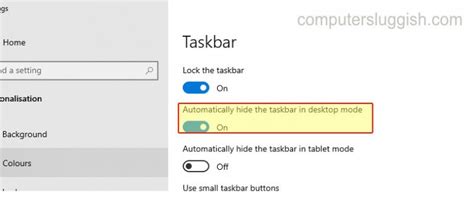 How To Automatically Hide Your Taskbar On Your Windows 10 Pc