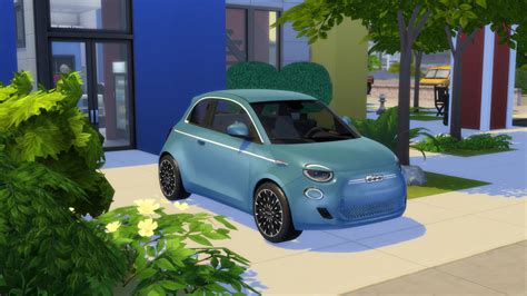 Fiat 500 Elettrica At Lorysims Sims 4 Updates