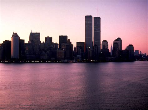 New York With Twin Towers - Cityscapes Wallpaper