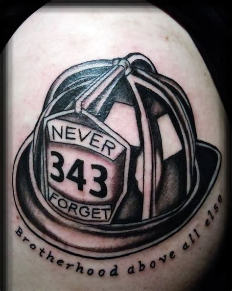35 Firefighter Helmet Tattoos