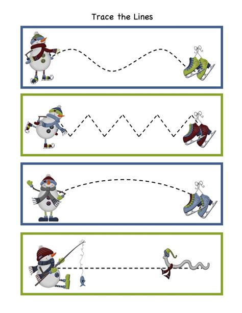 Preschool Winter Pattern Worksheets Teaching Treasure
