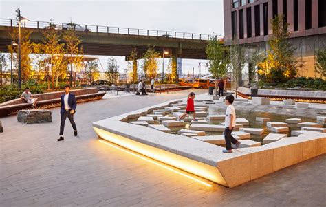 First Avenue Water Plaza Scape Urban Landscape Design Landscape