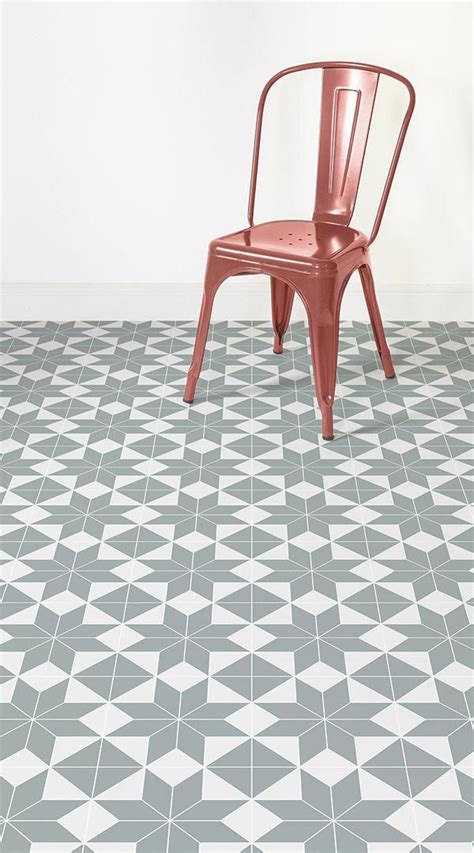 Brittany Is A Victorian Tile Effect Vinyl Flooring Design That Is