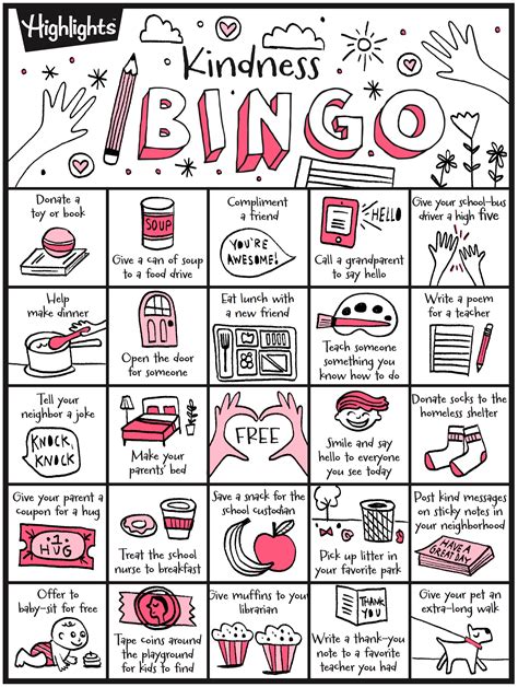 Kindness Bingo Bingo For Kids Kindness Activities Kindness