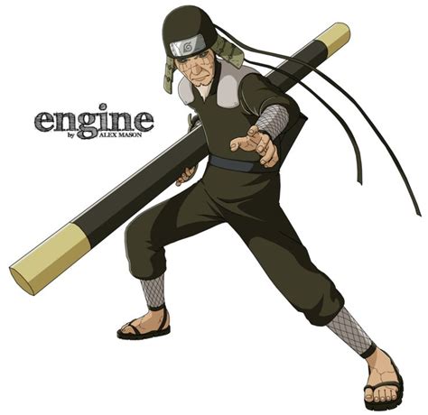 Hiruzen Sarutobi Reanimation By Masonengine Personagens Naruto
