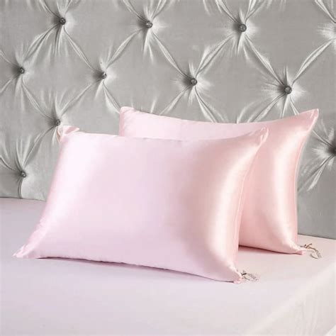 Gilbin Satin Pillowcase For Hair And Skin Silk Pillowcases Set Of 4 With Envelope Closure