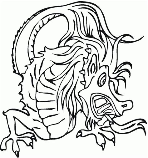 Funny Chinese Dragon Coloring Page Download Print Or Color Online
