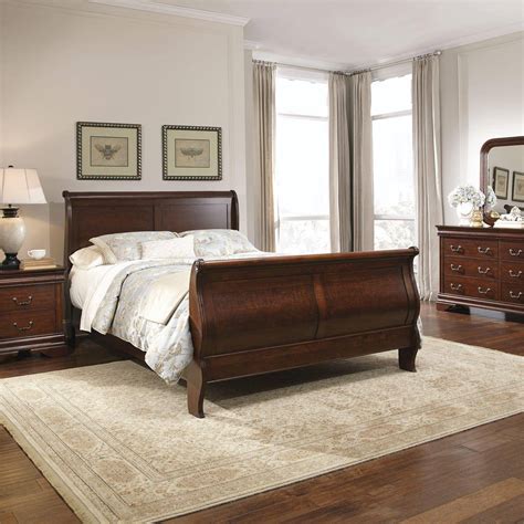 Buy Liberty Furniture Carriage Court 709 Br Sleigh Bedroom Set Queen