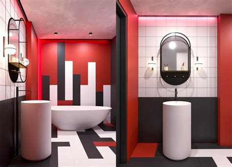 51 red bathrooms design ideas with tips to decorate and accessorize yours red bathroom