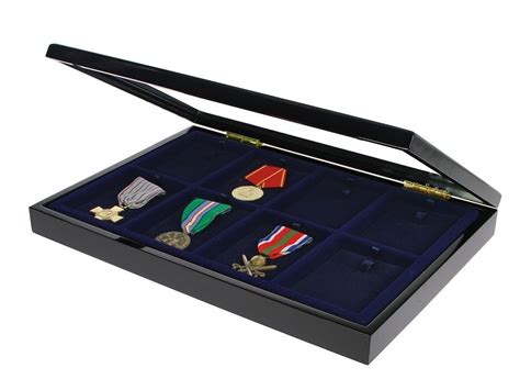 Military Medal Display Case Safe Collecting Supplies