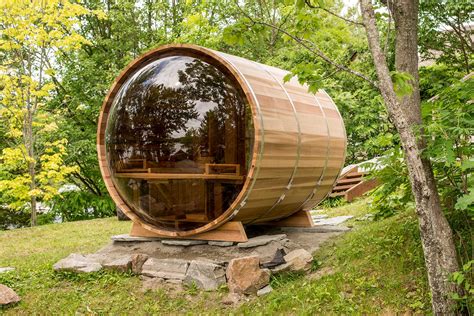 Panoramic Barrel Sauna Glamping Innovations