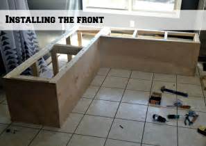 Bench seating without a back may not be ideal for some people, others will think hard wood benches are uncomfortable to. Remodelaholic | Build a Custom Corner Banquette Bench