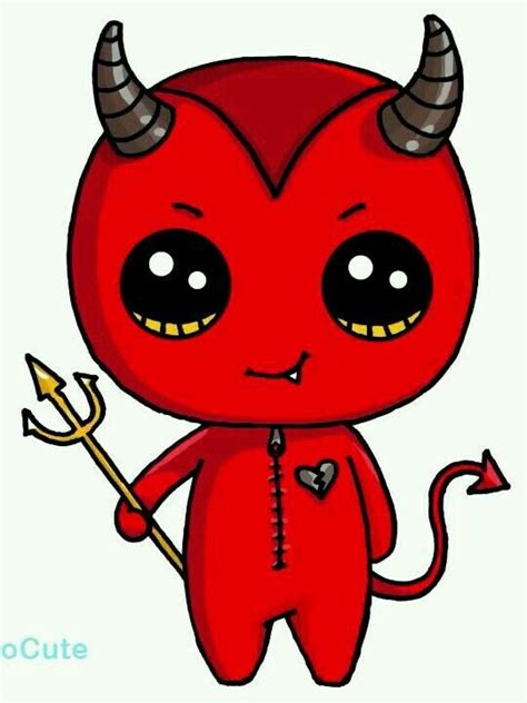 Cute Devil Drawing At Getdrawings Free Download