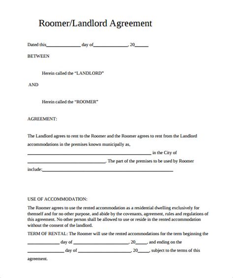 Commercial Lease Agreement Alberta Template Hq Template Rental