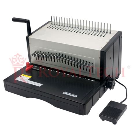 Electric Plastic Comb Binding Machine Rtepc21 Office Automation
