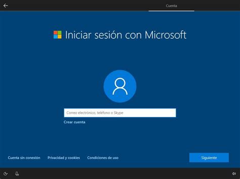 Cómo crear una cuenta local al instalar Windows 10