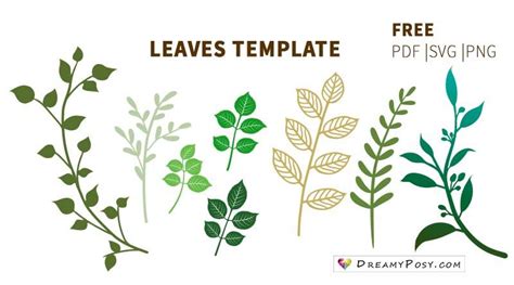 Free Free 84 Paper Flower Leaf Template Svg SVG PNG EPS DXF File
