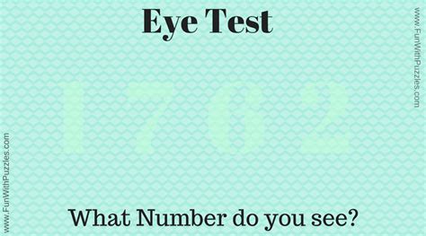 Eye Test Puzzles For Kids With Answers Fun With Puzzles