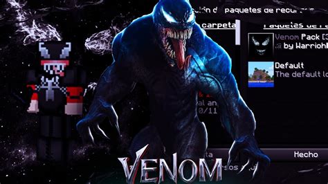 Texture Pack De Venom En Minecraft 1710 Youtube