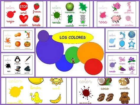 Los Colores Fichas Para Aprender Y Repasar