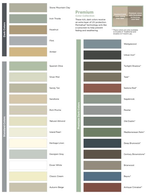 Vinyl Siding Color Options Gary In Choices Trim A Seal