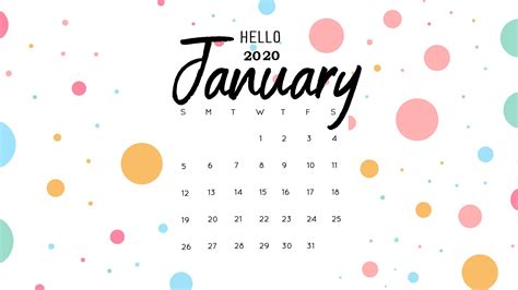 Free Download January 2020 Wallpaper Calendar Calendar 2019 1920x1080