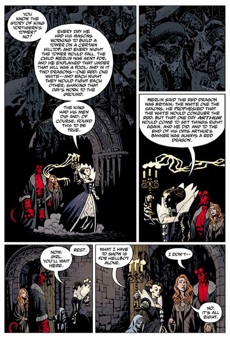 Hellboy The Wild Hunt 6 Profile Dark Horse Comics