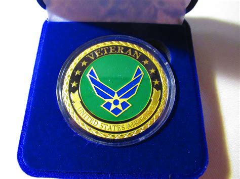 U S Air Force Veteran Challenge Coin Etsy