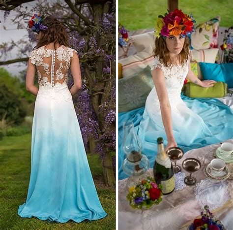 You Need To Take A Look At This Beautiful Dip Dye Wedding Dresses