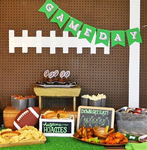 Homegating Football Party Guide And Printables U Create