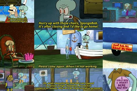 I Really Love Squidward Its Crazy How Relatable He Is R