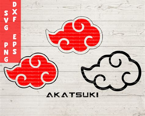 Naruto Cloud Svg Anime Svg Naruto Vector Anime Clipart Naruto Svg