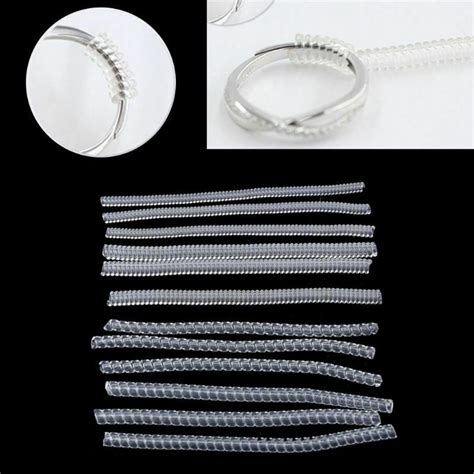 12 Pcs1 Set Spiral Tightener Ring Size Adjuster For Loose Rings